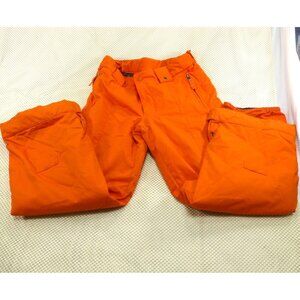 Burton Youth Orange Snow Pants US 14/16 EU 18-155 Durable Adjustable Waist Insul